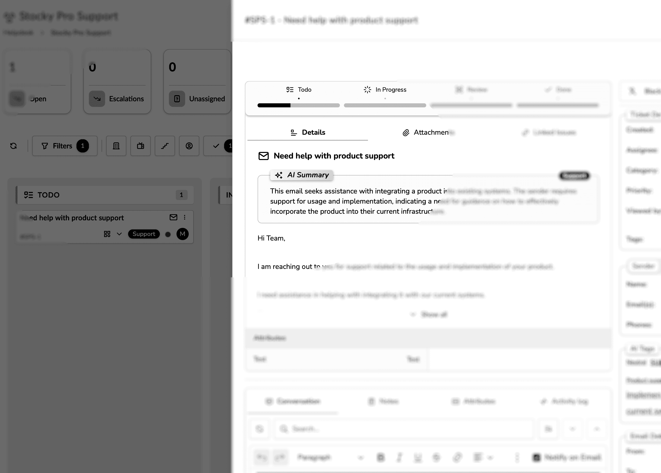 Desk feature preview